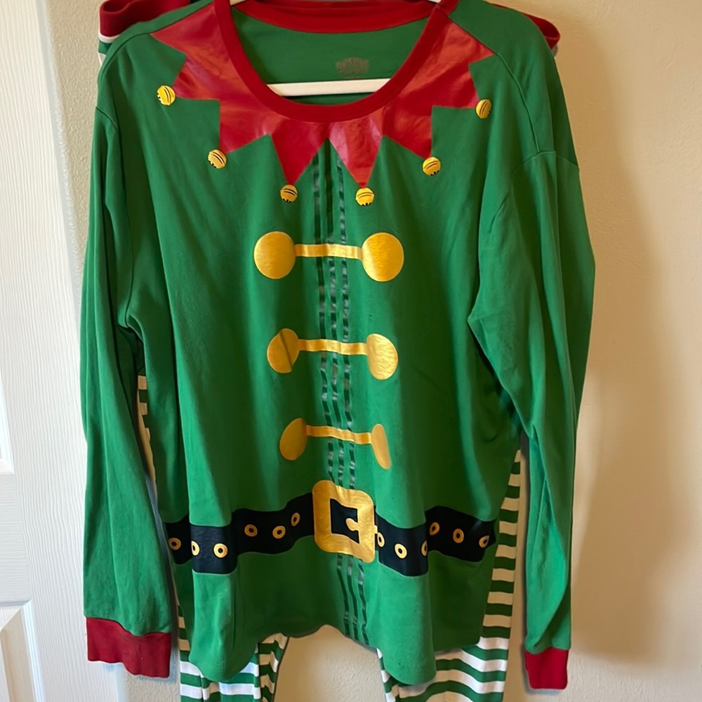 Christmas Elf Pajamas set